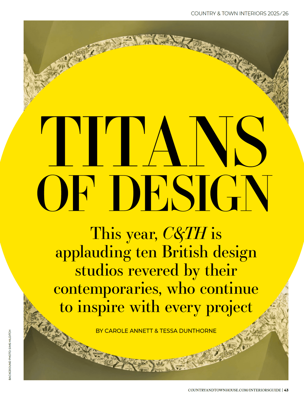 Country&Townhouse – Titans of Design
